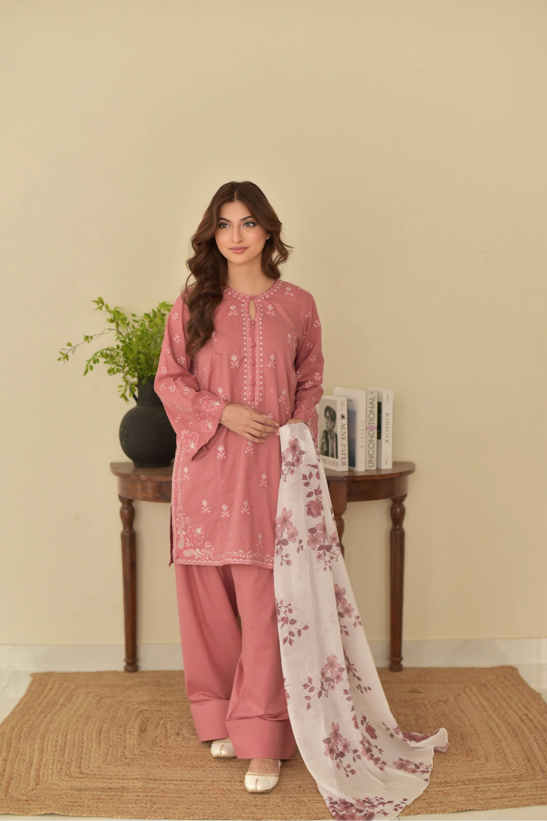 FLORAL VEIL- CLASSIC EASTERN WEAR