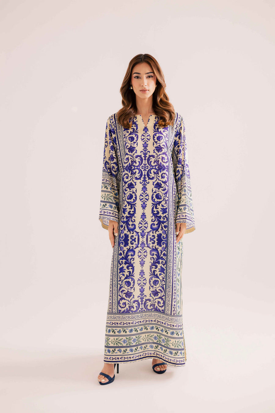 ROYAL BLUE KAFTAN