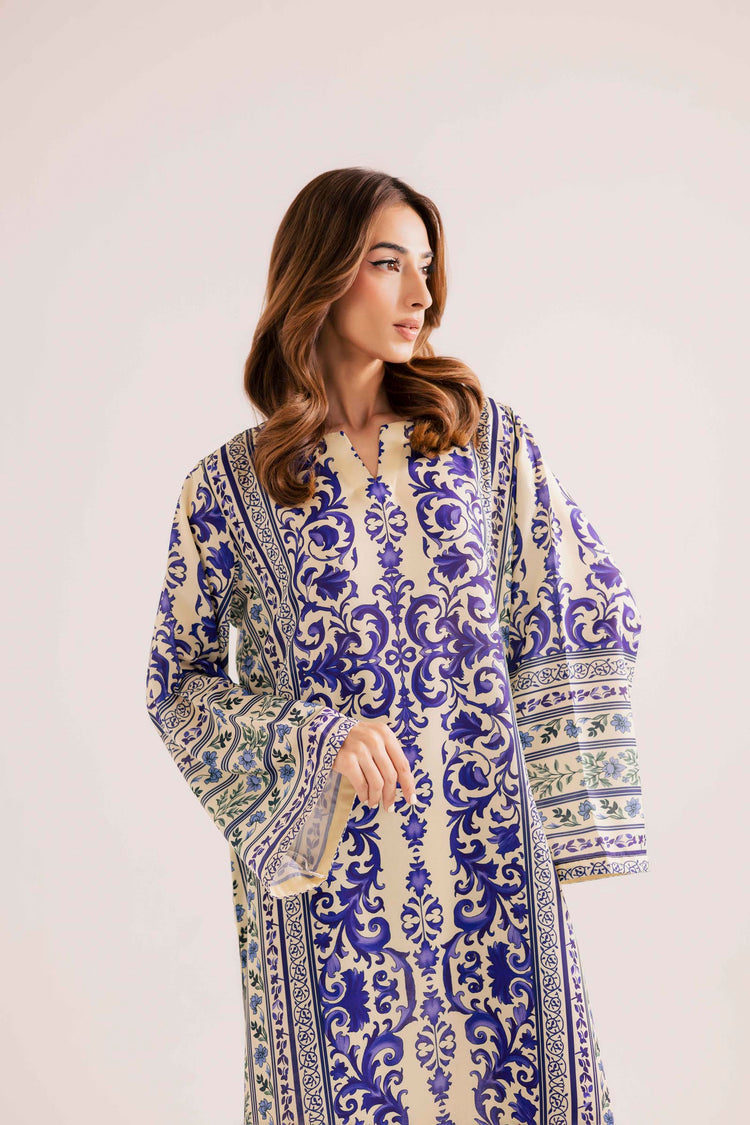 ROYAL BLUE KAFTAN