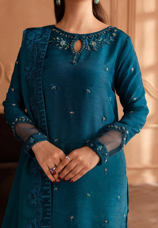 ZAREEN – TEAL ELEGANCE