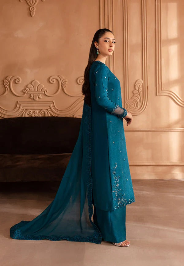ZAREEN – TEAL ELEGANCE